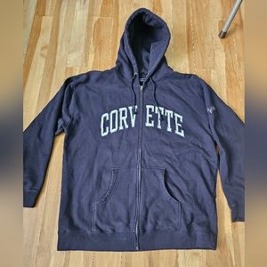 Corvette mens hoodie jacket